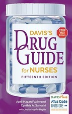 DAVIS'S DRUG GUIDE FOR NURSES By Vallerand Phd Rn April Hazard Faan & Sanoski Bs