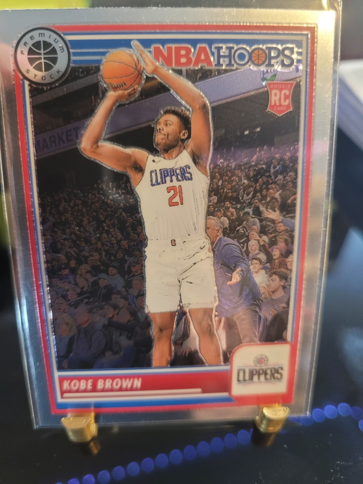 2023-24 Panini Nba Hoops Premium Stock - Kobe Brown #55 (RC)