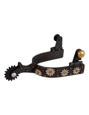 Reinsman Spurs Womens Daisy All Around Brown Silver Copper 1201-LY-BI