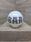 Vintage Retro Milk Glass Globe Bar Light Lamp Shade Mid Century Barware