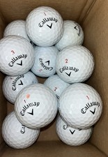 12 CALLAWAY CHROME SOFT  X PEARL/A GOLF BALLS