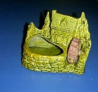 Shawnee USA #769 Grist Mill House with Water Wheel Pottery Vintage Planter