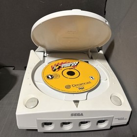 Sega Dreamcast Console Bundle TESTED w/ Controller, Cables & Crazy Taxi 2