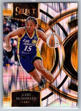 2024 Select WNBA Aari McDonald Silver Flash #122 Los Angeles Sparks