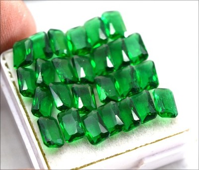CALIBRATED 6x4 mm NATURAL ZAMBIAN EMERALD FOR JEWELLERY LOOSE GEMSTONE 50 pcs