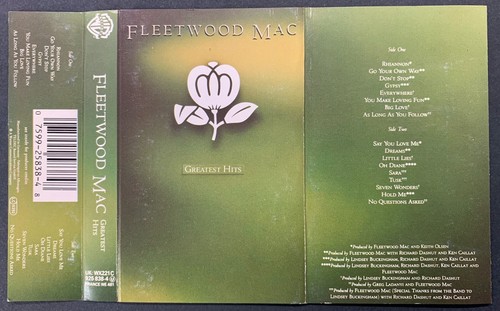 Fleetwood Mac GREATEST HITS Vintage Cassette WX221C **TESTED** 1988 - Picture 10 of 10