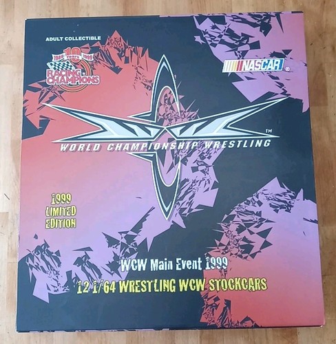 WCW Wrestling 12x Stockcars 1:64 Racing Champions 1999 Ltd Ed w/ COA Rare Set - Picture 11 of 17