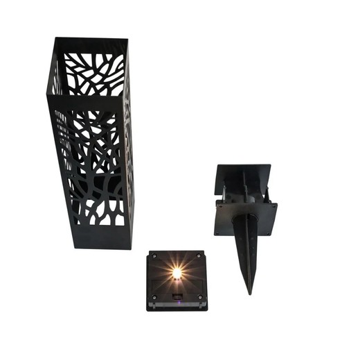 🔥NEW🔥 Tommy Bahama Square Solar Bollard Lights, 35 Lumen, 5-pack - Picture 3 of 4