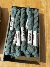 20 Yarn Skeins Lot -Bernat Crewel Virgin Wool 25 yards  Each Green No. 892 USA