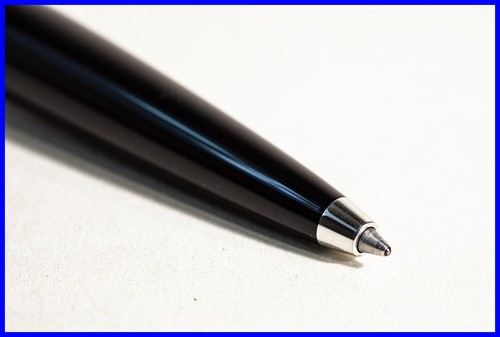Großer Cartier DIABOLO KUGELSCHREIBER Saphir Cabuchon Schwarz & Platinum m BOX - Bild 6 von 7