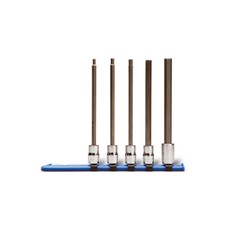Wright Tool 361 3/8 Drive 5 Piece Set Hex Bit...