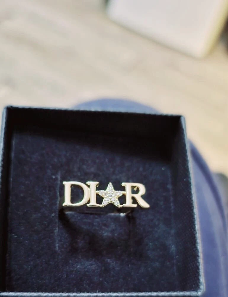 Bague DI☆R taille unique   Bijoux à la mode   Convient à tous