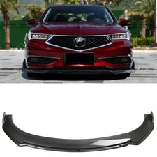 For Acura Tlx Ilx Universal Front Bumper Lip Spoiler Splitter Carbon Fiber
