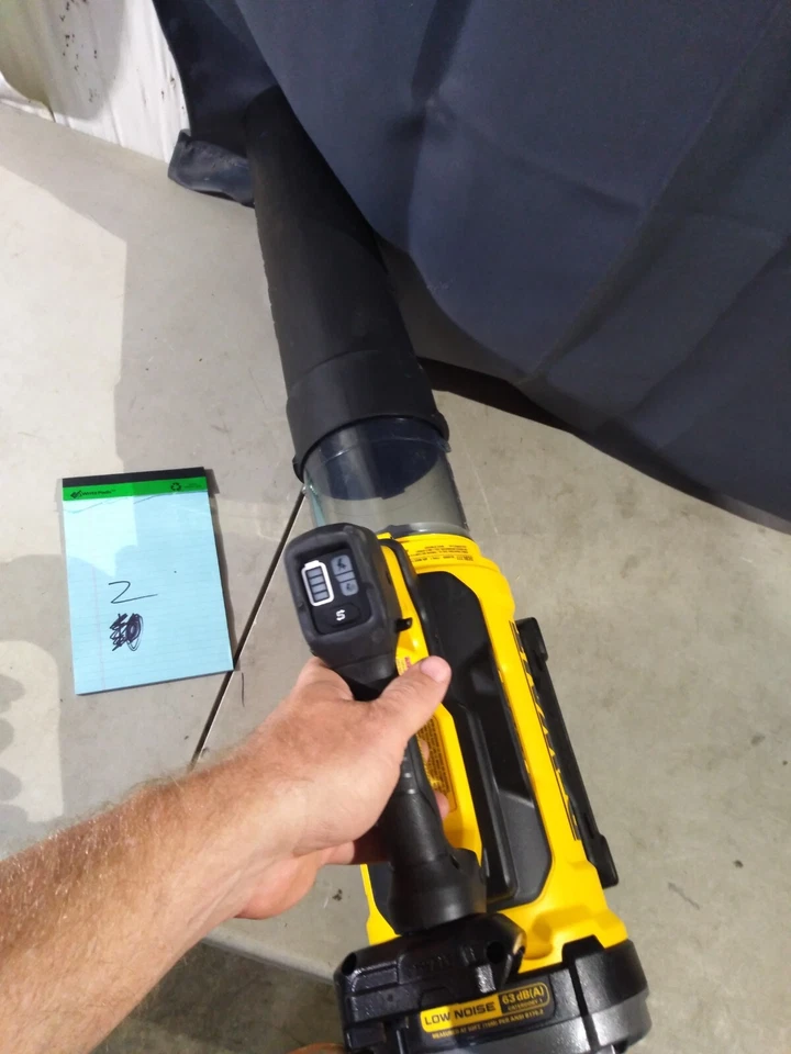 Herramienta sopladora de alta potencia inalámbrica sin escobillas DeWALT DCBL777B 60V MAX solo #2a Foto 3 de 4