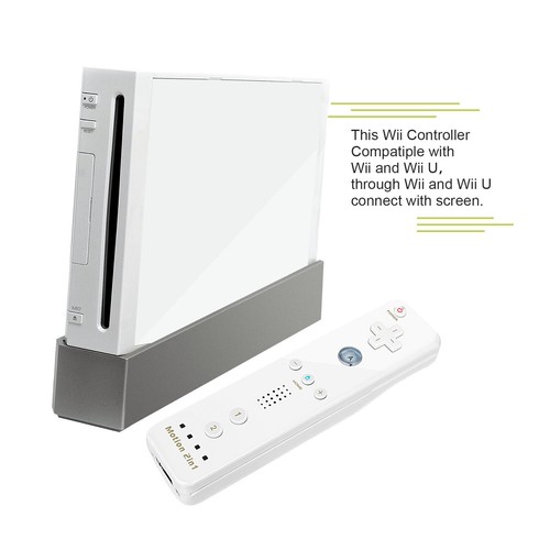 Weiß Wiimote mit Motion Plus, Fernbedienung Nunchuck Für Nintendo Wii / WIIU GZ - Bild 10 von 19