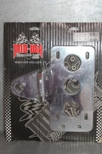 Mid-USA Side Mount License Plate Bracket Chrome 13130