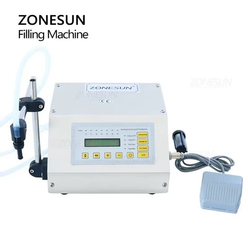 ZONESUN Automatic Liquid Filling Machine Digital Control Bottle Filler 5-3500ml - Picture 9 of 20