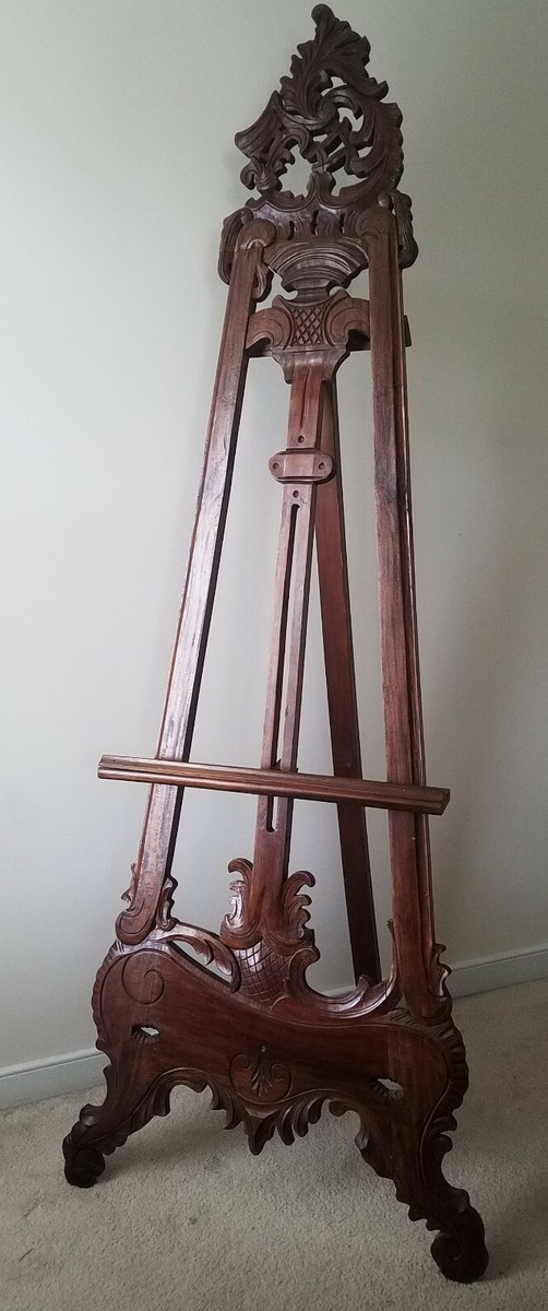 Antique Display Easel early 1900s beautifully detailed. | eBay