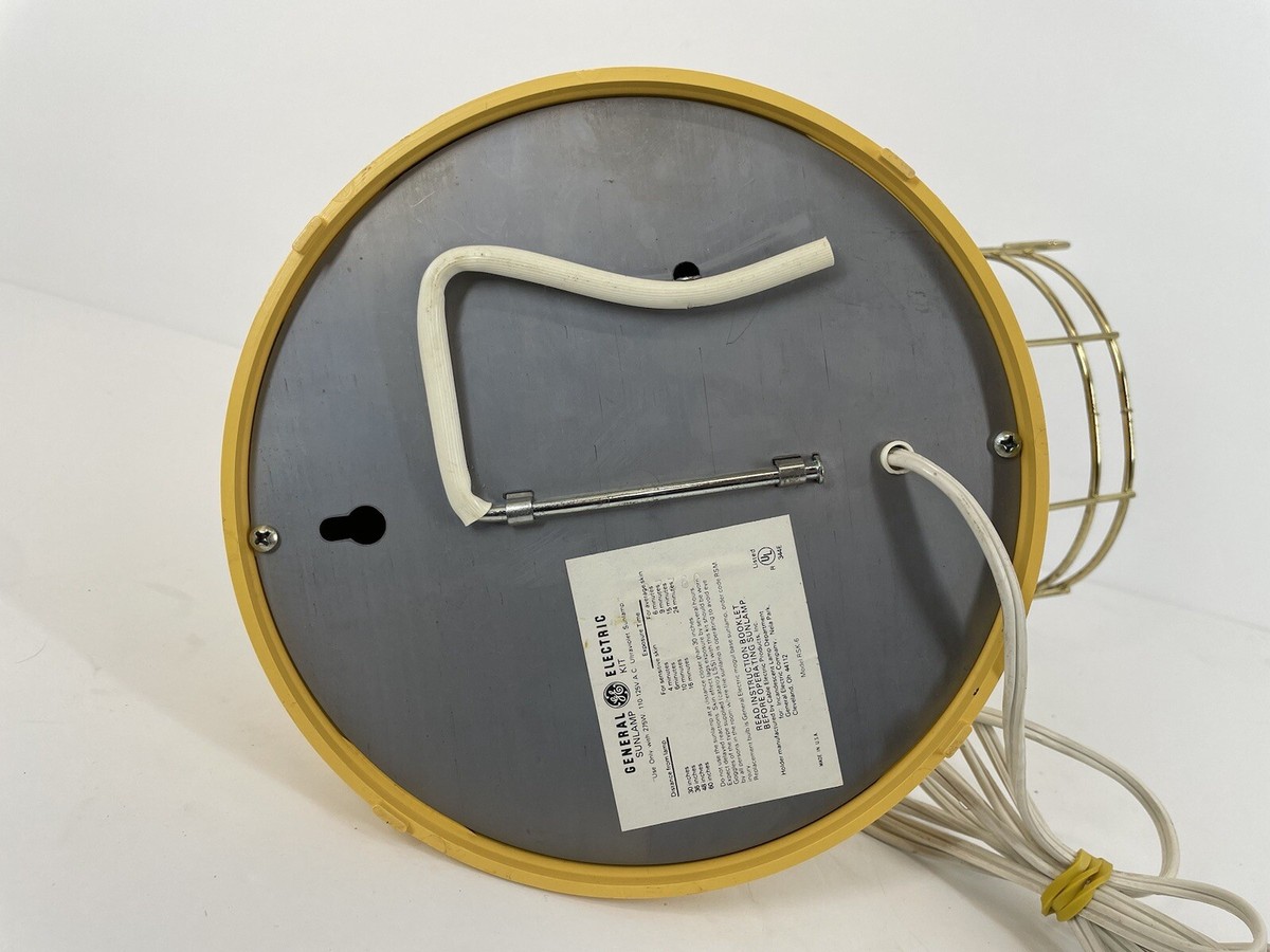 Vintage 1984 General Electric Time-A-Tan Sun Lamp RSK-6 W Vintage 1984 General Electric Time-A-Tan Sun Lamp RSK-6 W