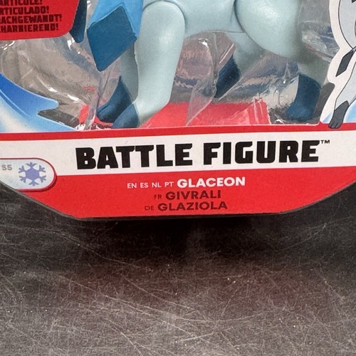 Jazwares Pokémon Battle Figure Glaceon Artculated Evee Evolution NEW In Package - Picture 7 of 12