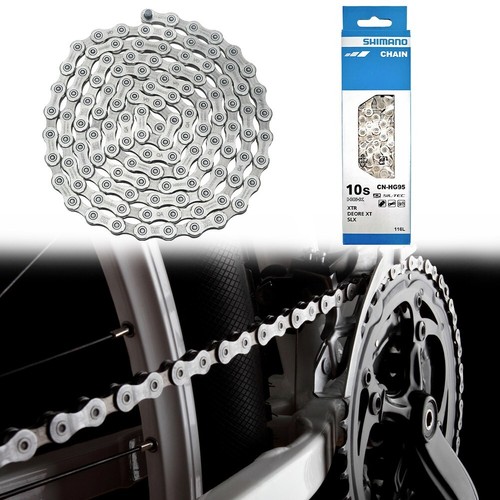 Shimano CN-HG95 10-fach XTR /XT/SLX MTB Fahrrad Kette 116 Glieder + Kettenschlos - Bild 2 von 14