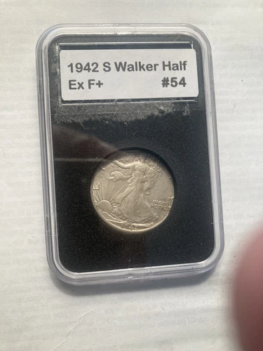 1942 S Walking Liberty Half Dollar  Lot#. 54 Xf