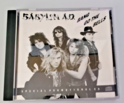RARE BABYLON AD Promotional CD Bang Go The Bells  Live &  Mix 1990 Arista Rock