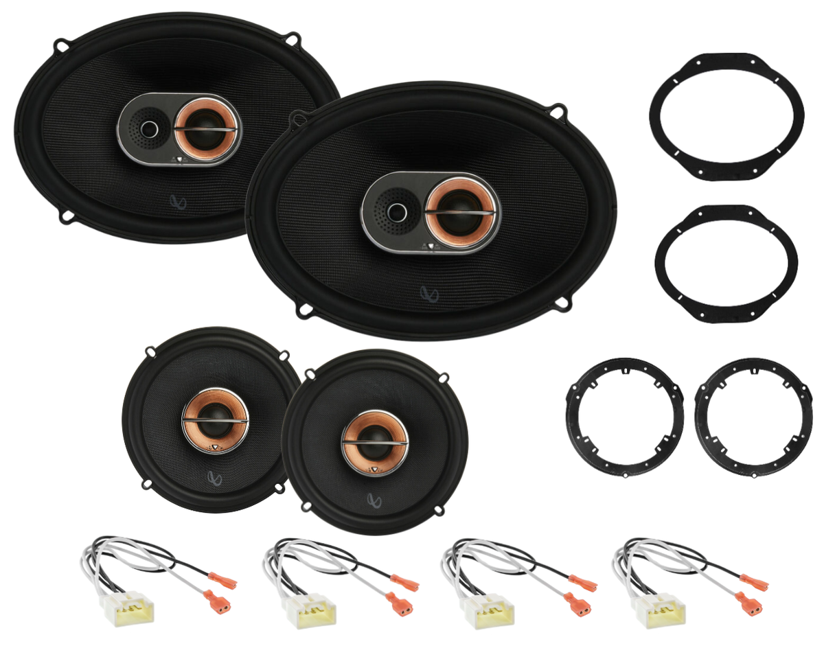 Infinity Kappa Front & Rear Door Truck Speakers for 2015-2022 Ford
