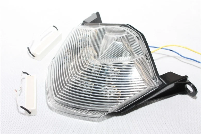 Luz trasera LED señal de giro de freno para Kawasaki Z750/ZX-10R/ZX1000/ZX-6R/ZX600 Cle Foto 2 de 4