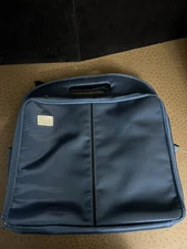 Crop in Style Tote Scrapbooking Art Craft Storage Organizer Carry Case Blue Bag