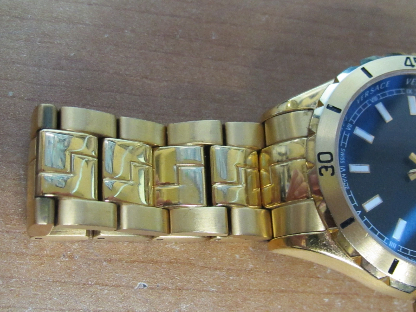 Orologio Uomo Versace VE3A00820 Hellenyium Acciaio Inox Oro Nero