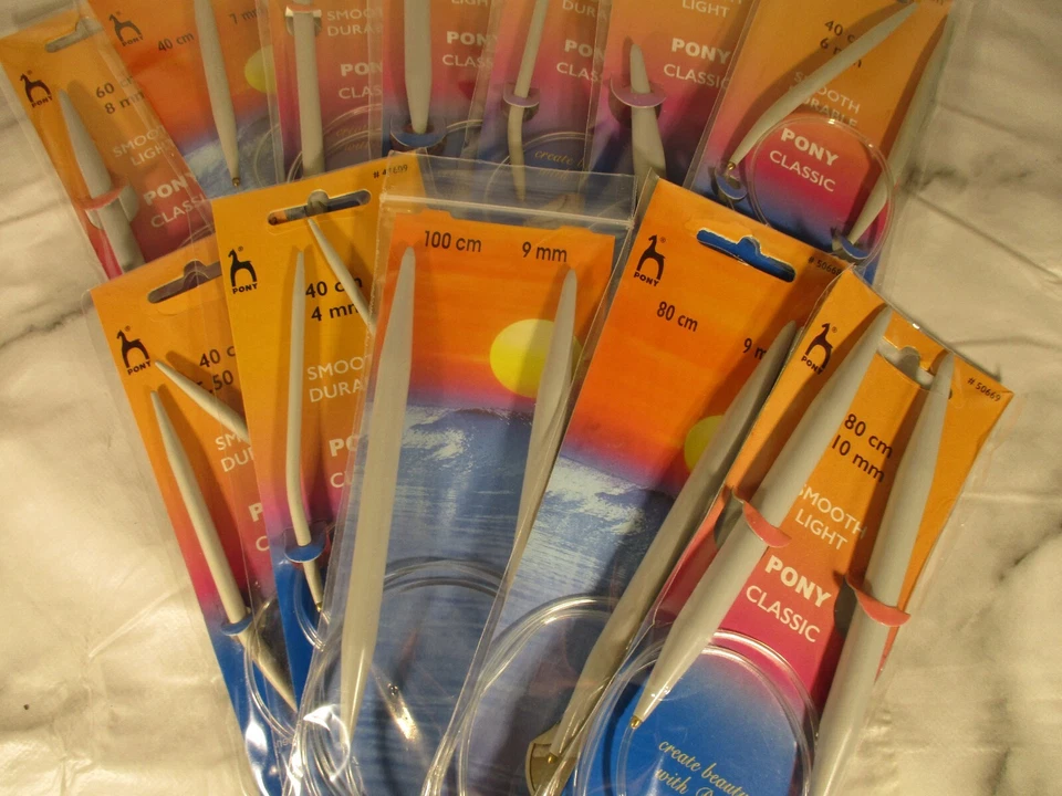 PONY Classic Circular Needles - various sizes and lengths - Multibuy Discount