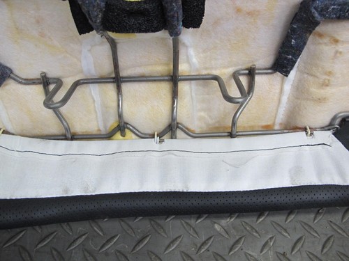 07-08 LEXUS LS600h LS460 REAR LEFT LEATHER SEAT LOWER CUSHION BLACK OEM - Imagen 12 de 12