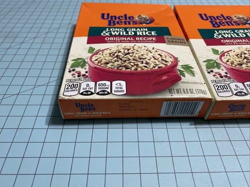 2 UNCLE BEN'S ORIGINAL Flavored Long Grain Rice & Wild Rice Boxed Rice 6 oz Box - Picture 5 of 10