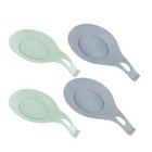 4-Pack Silicone Spoon Rest for Kitchen Counter Kitchen Gadgets Organizer Kitc.