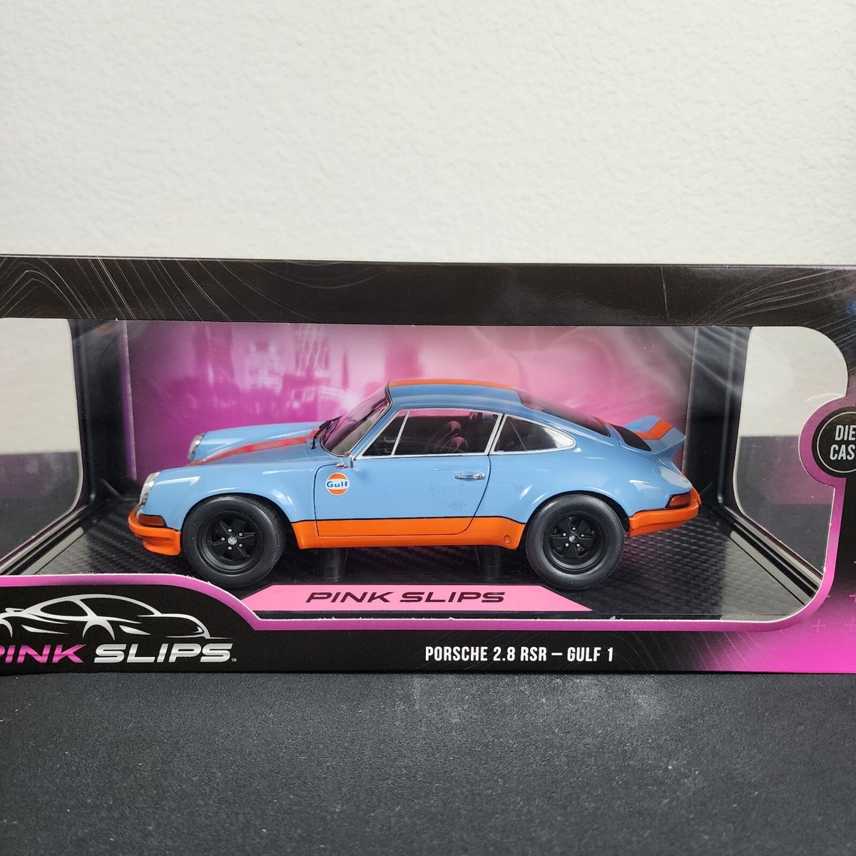 jada pink slips 1/18 Porsche 2.8 RSR - Gulf 1 | eBay