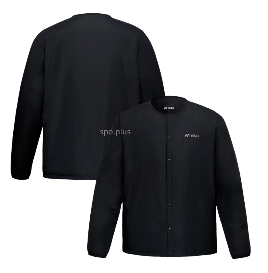 YONEX 24F/W Unisex Badminton Slim Padded Jacket Sports Top Black