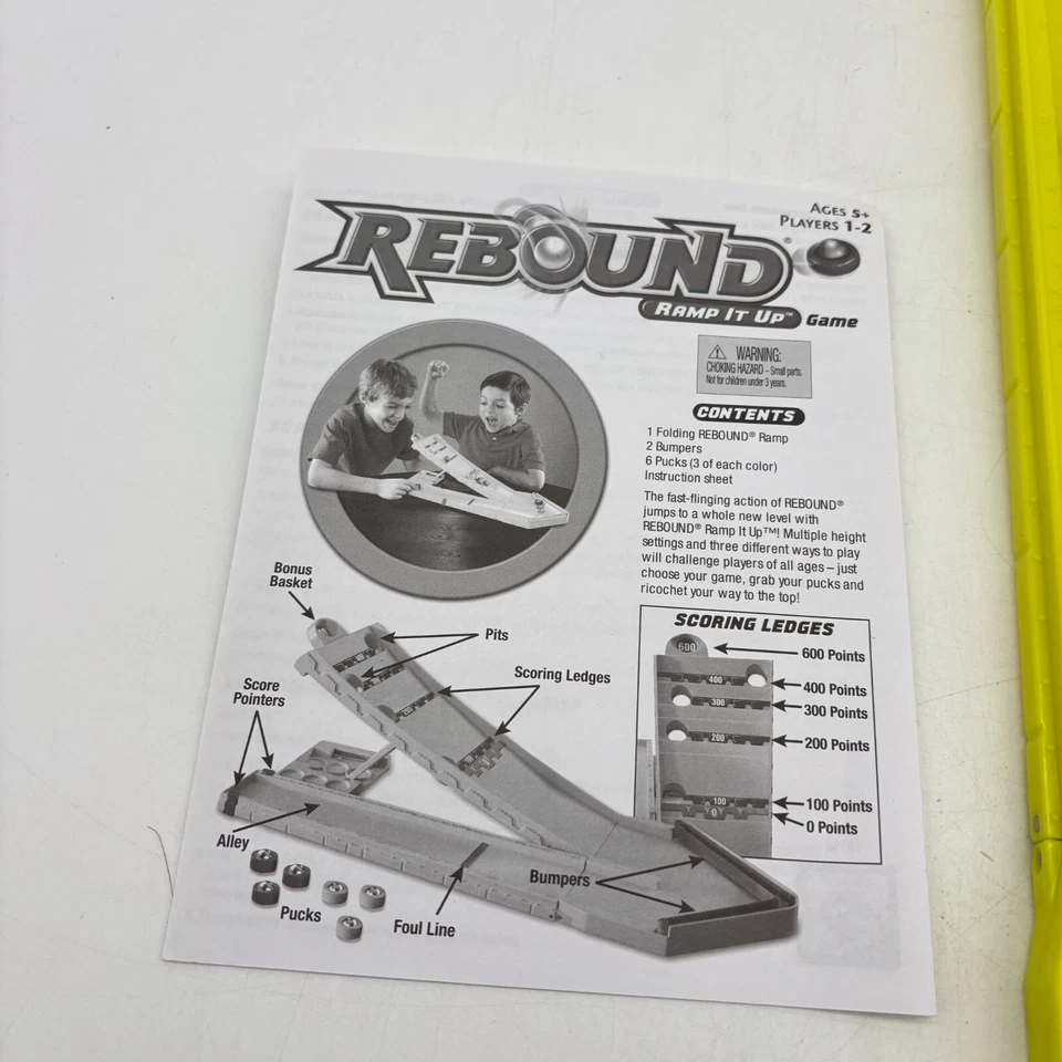 VINTAGE Rebound Ramp It Up Game COMPLETE Mattel Games 2010 Shuffleboard Bumper - Image 4 of 4