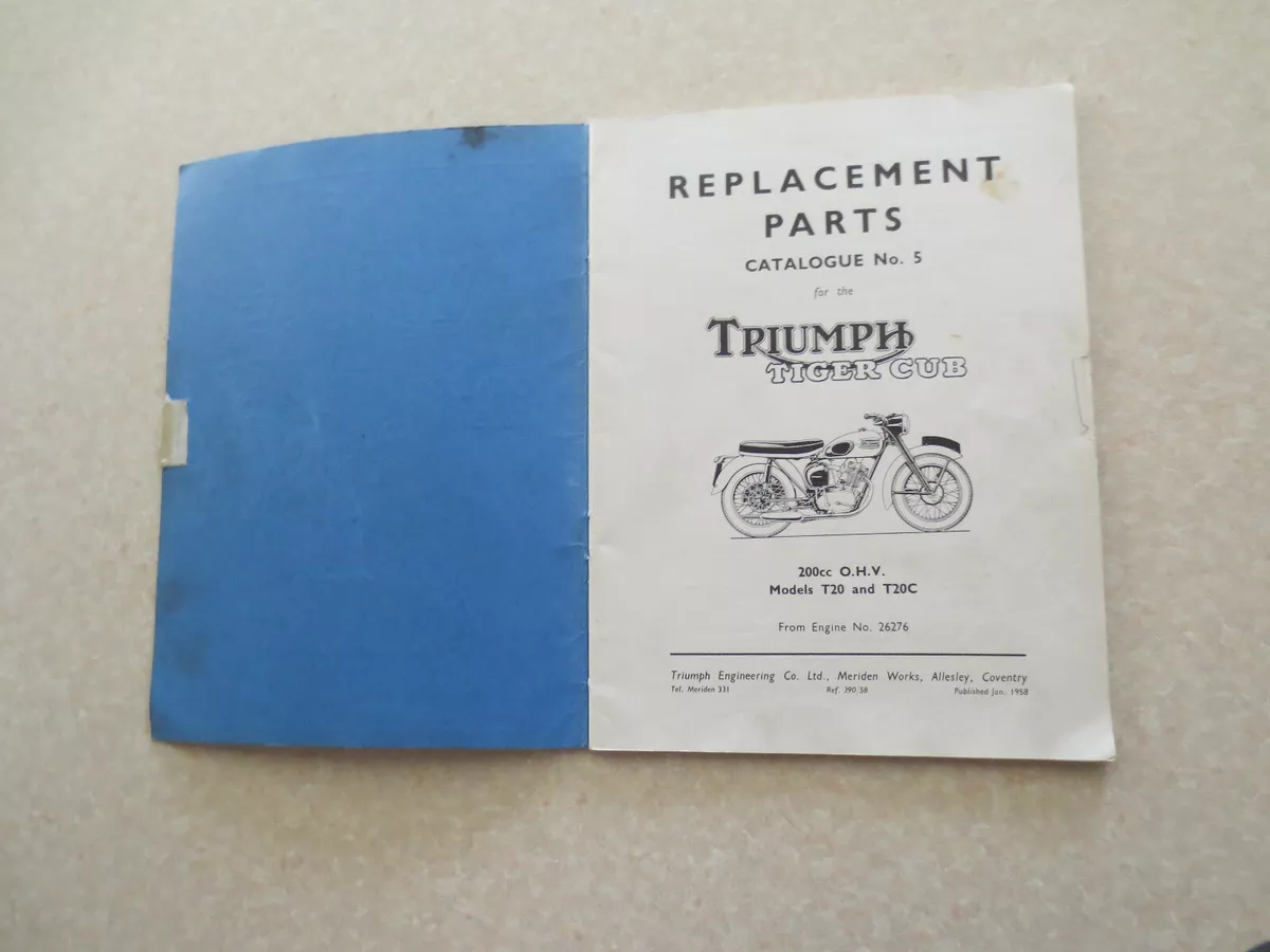 Triumph tiger cub ebay deals