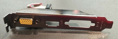 Video Card Bracket Full Height Size *MSI / NVidia*  w/ VGA Connector & wire NEW