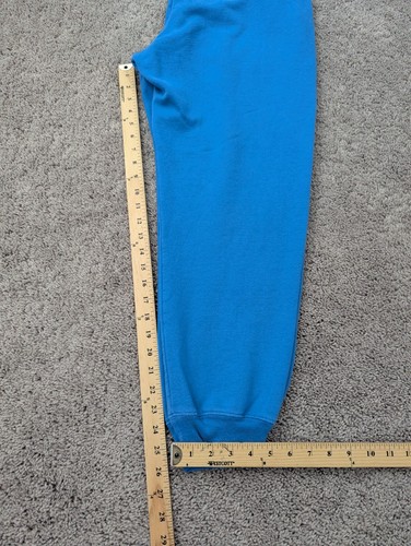 Disney Stitch Sweatpants Youth Large (11-13) Drawstring Fleece Blue - Picture 7 of 9