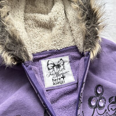 Cute LGB If Six Was Nine Hysteric Glamour Style Faux Fur Zip