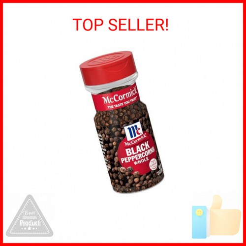 McCormick Whole Black Peppercorns, 3.5 oz
