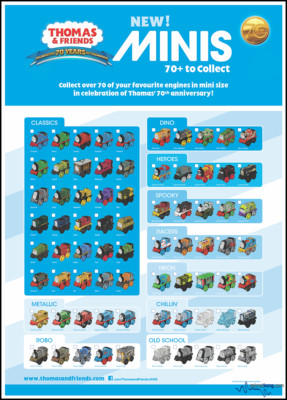 Thomas The Tank Engine and Friends Minis Trains - Great Cake toppers - U choose!