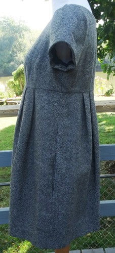 Michael Kors Empire waist Dress Size 10, work/business, 100% wool, short sleeves - Picture 5 of 7