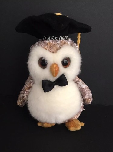 Ty Beanie Baby Smarter 2002 Graduation Owl ~ Plush Retired EUC - Picture 2 of 7