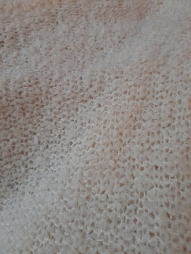 Chico's Pullover Sweater size 3 = XL 16 Ivory Color ,lace Trim bell Sleeves - Picture 8 of 8