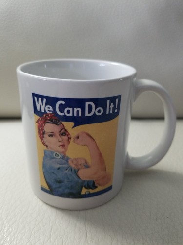 Rosie the Riveter Coffee Mug WWII Poster Mug National Archives We Can do it - 第 1/8 張圖片