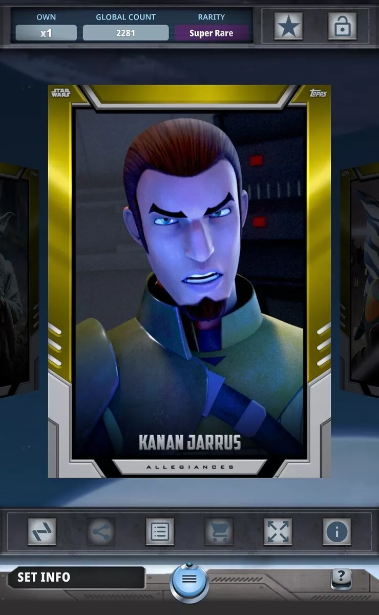 Kanan Jarrus (E) Card - Star Wars Trading Card Game