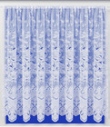 White Net Curtain - Floral Design Ariana - Sold by Width - Privacy -Free Postage